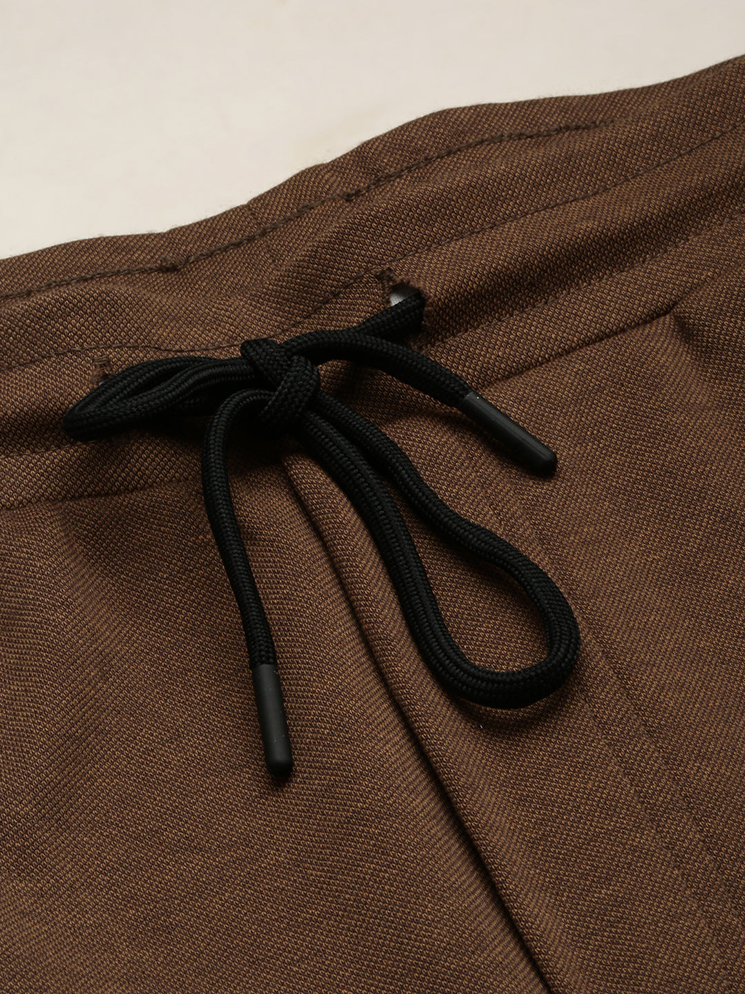 Men Brown Solid Casual Jogger