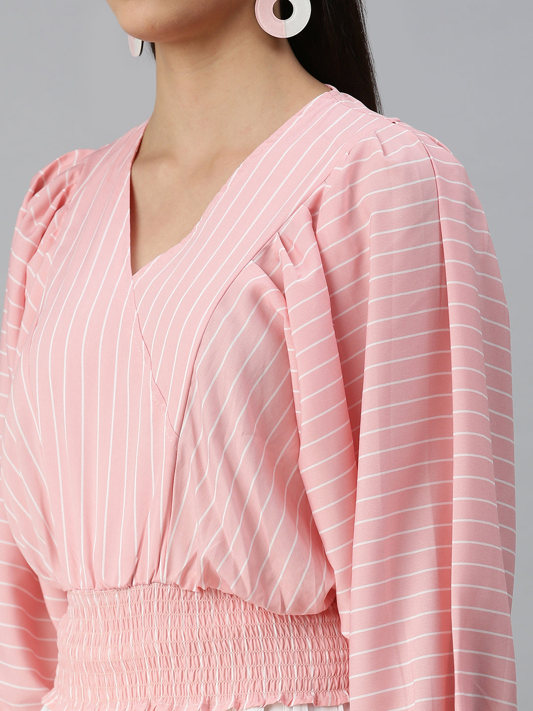 Women's Striped Peach Top