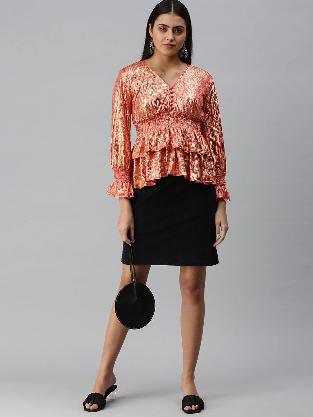 Women's Solid Copper Top