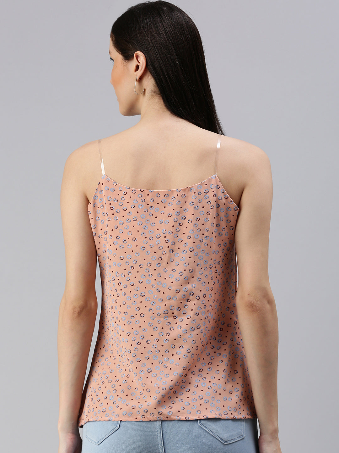 Women's Pink Printed Top