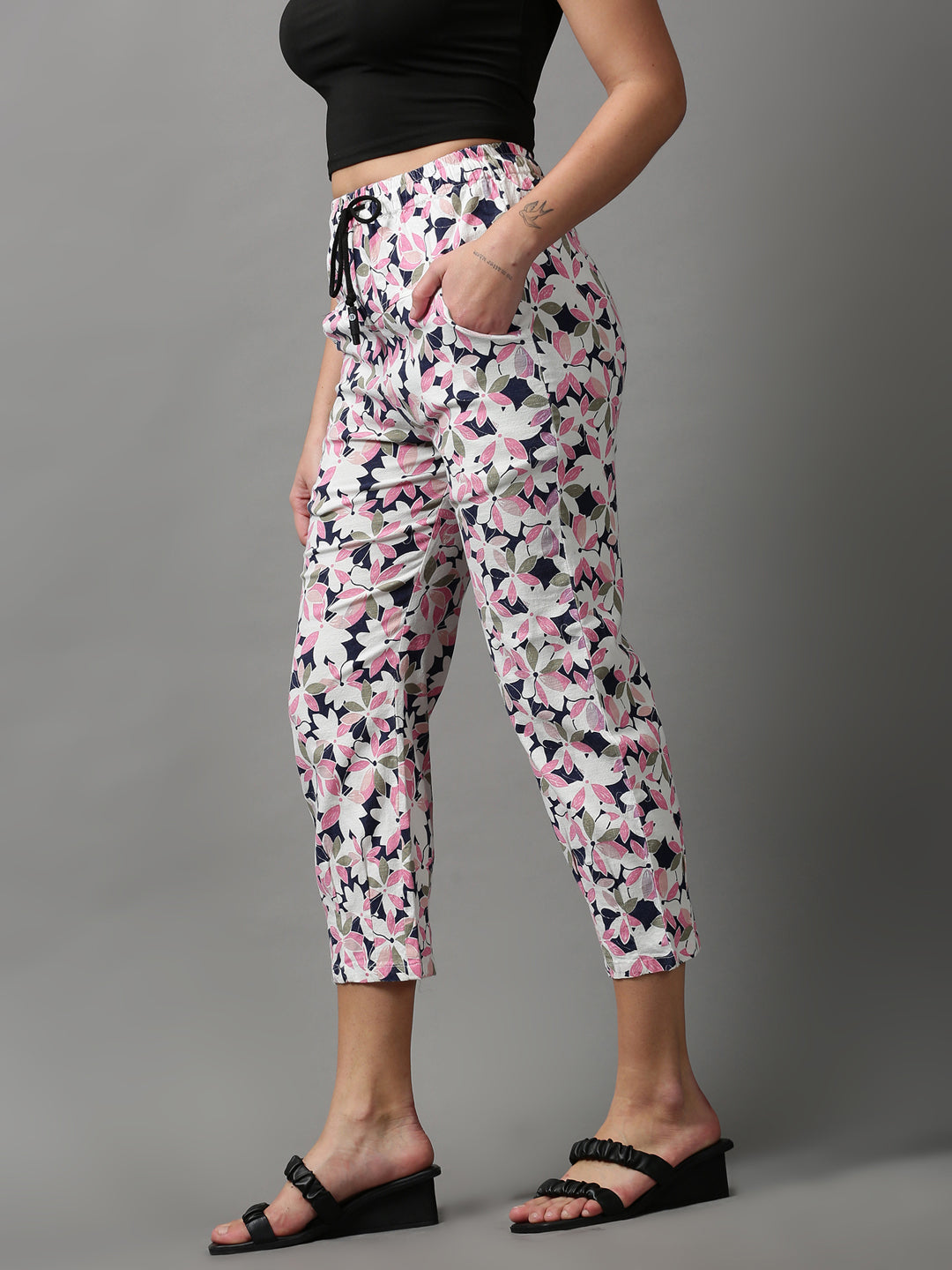 Women's Multi Printed Trouser