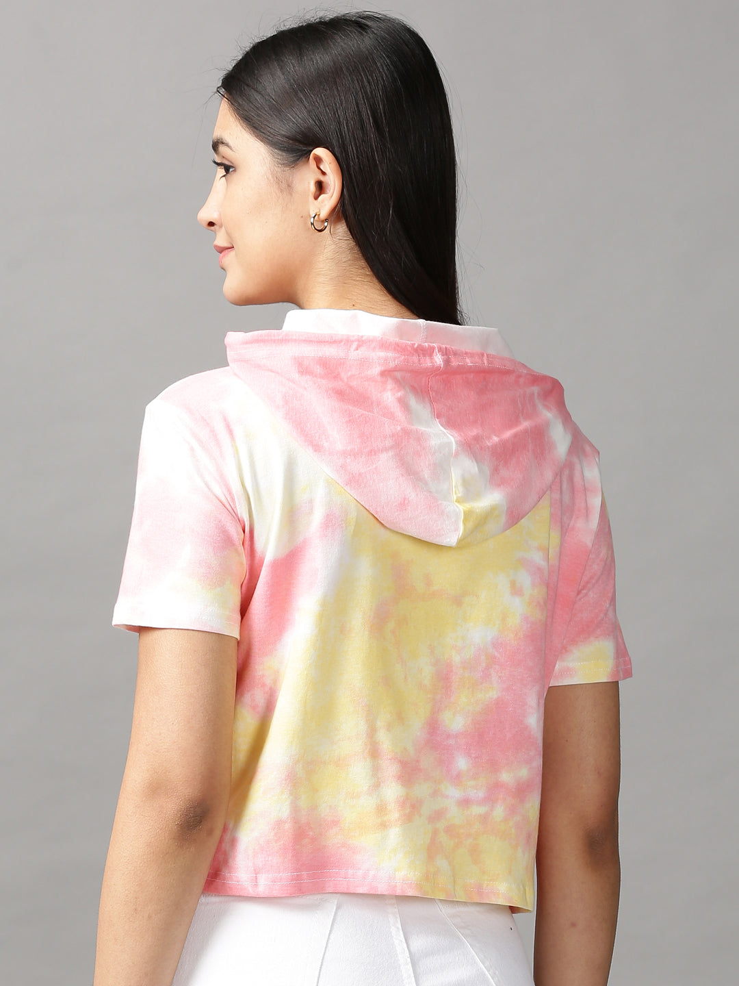 Women's Multi Tie Dye Crop Top