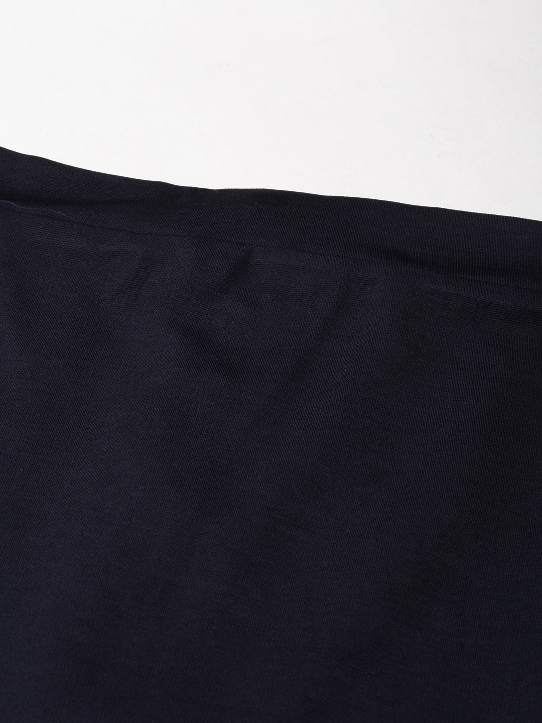 Women Navy Blue Solid Pencil Skirt