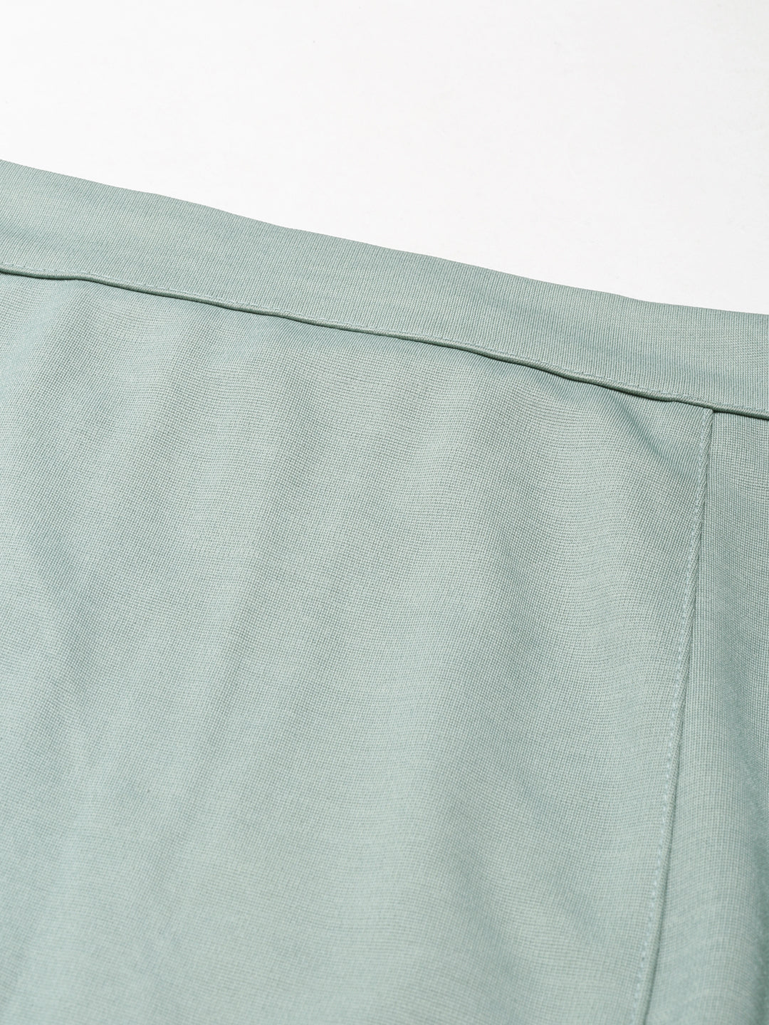 Women Sea Green Solid Pencil Skirt