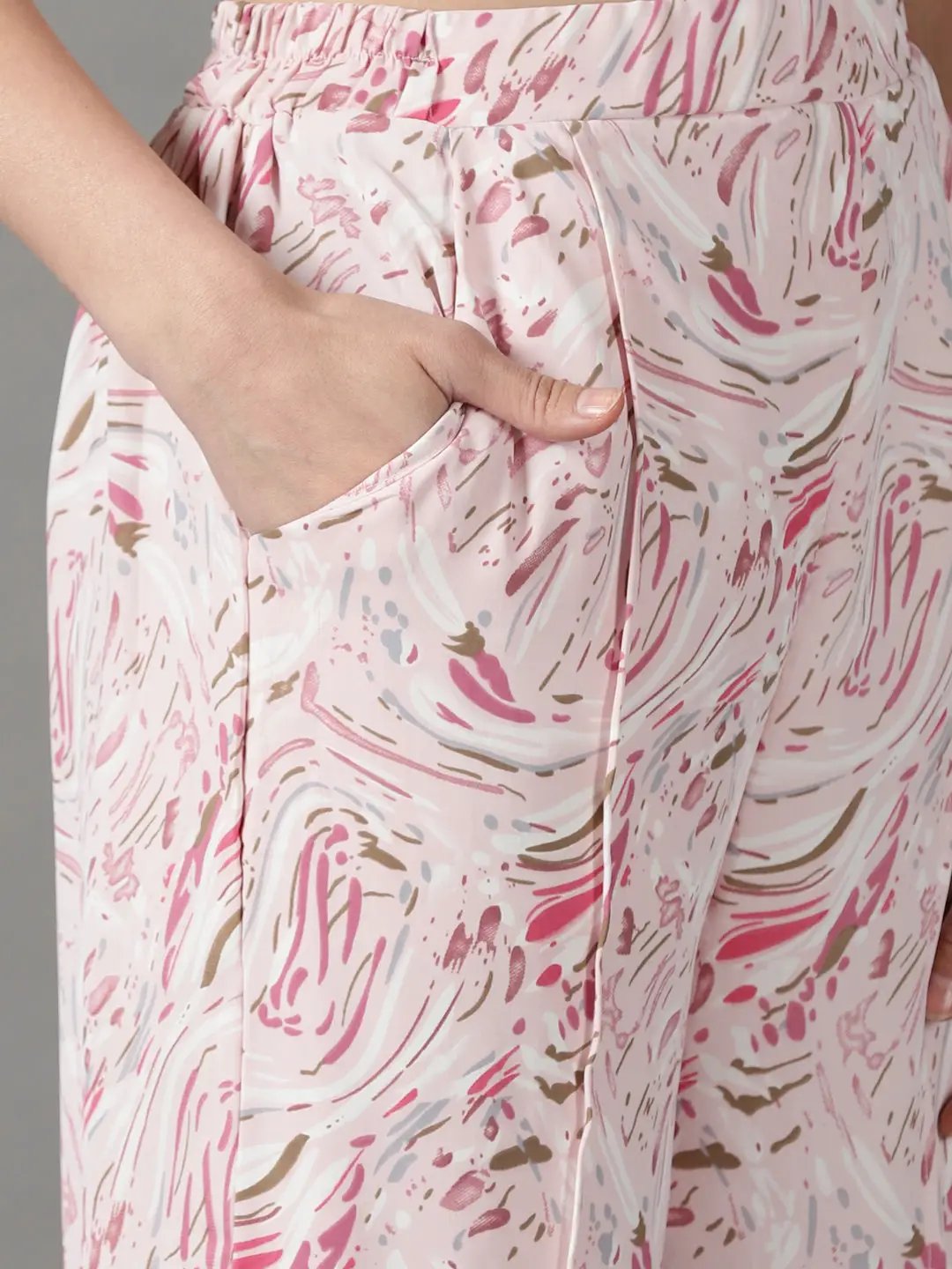 Women's Pink Printed Co-Ords Set