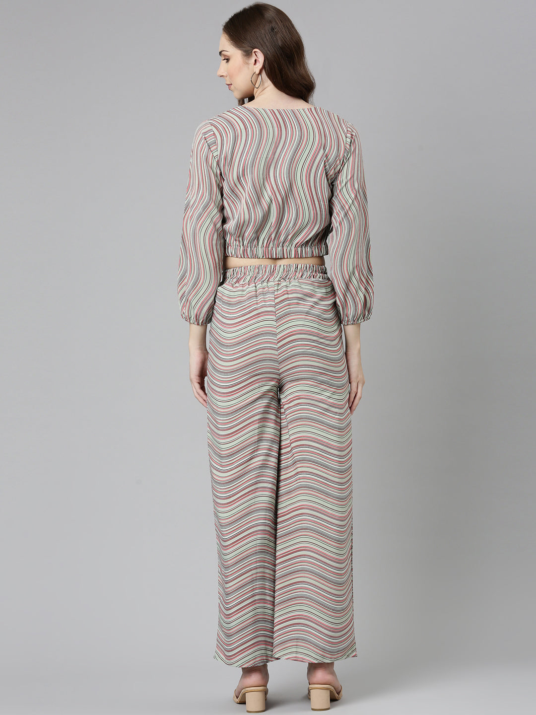 Women Multi Striped Co-Ords