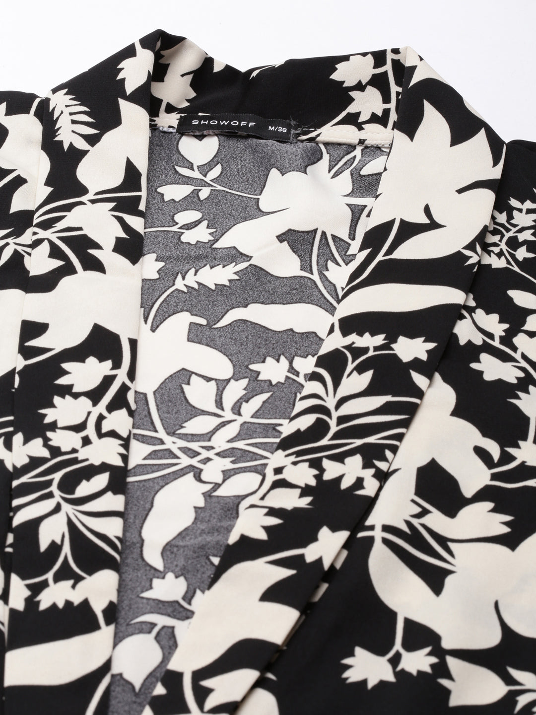 Women Black Printed Co-Ords