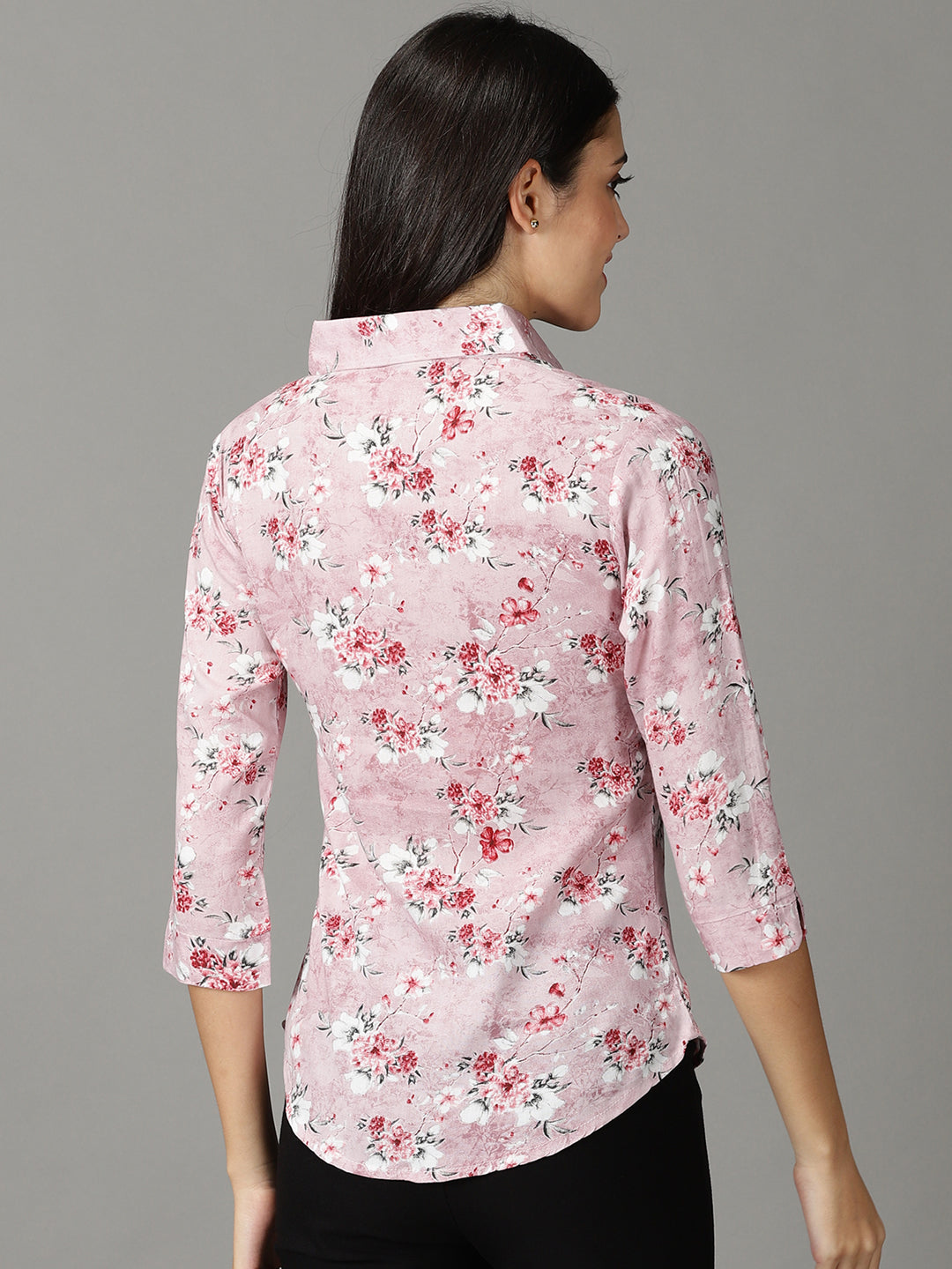 Women's Mauve Printed Shirt