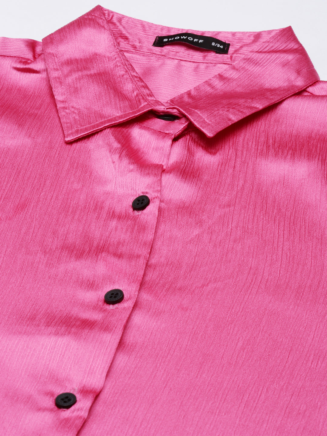 Women Pink Solid Shirt