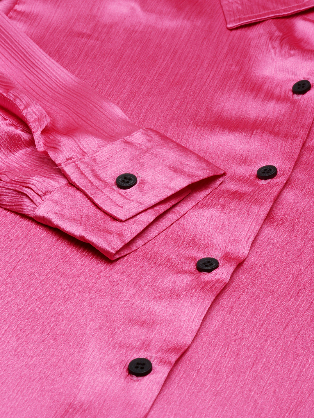 Women Pink Solid Shirt