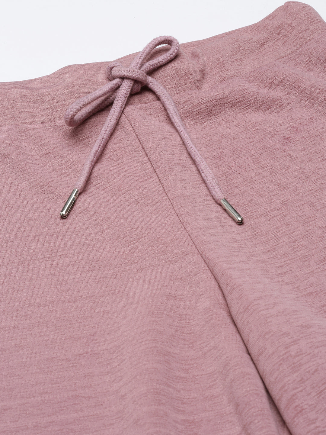 Women's Mauve Straight Fit Cropped Parallel Trousers