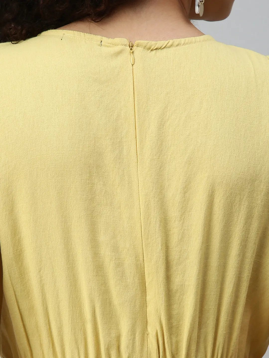 Women's Olive Solid Jumpsuit