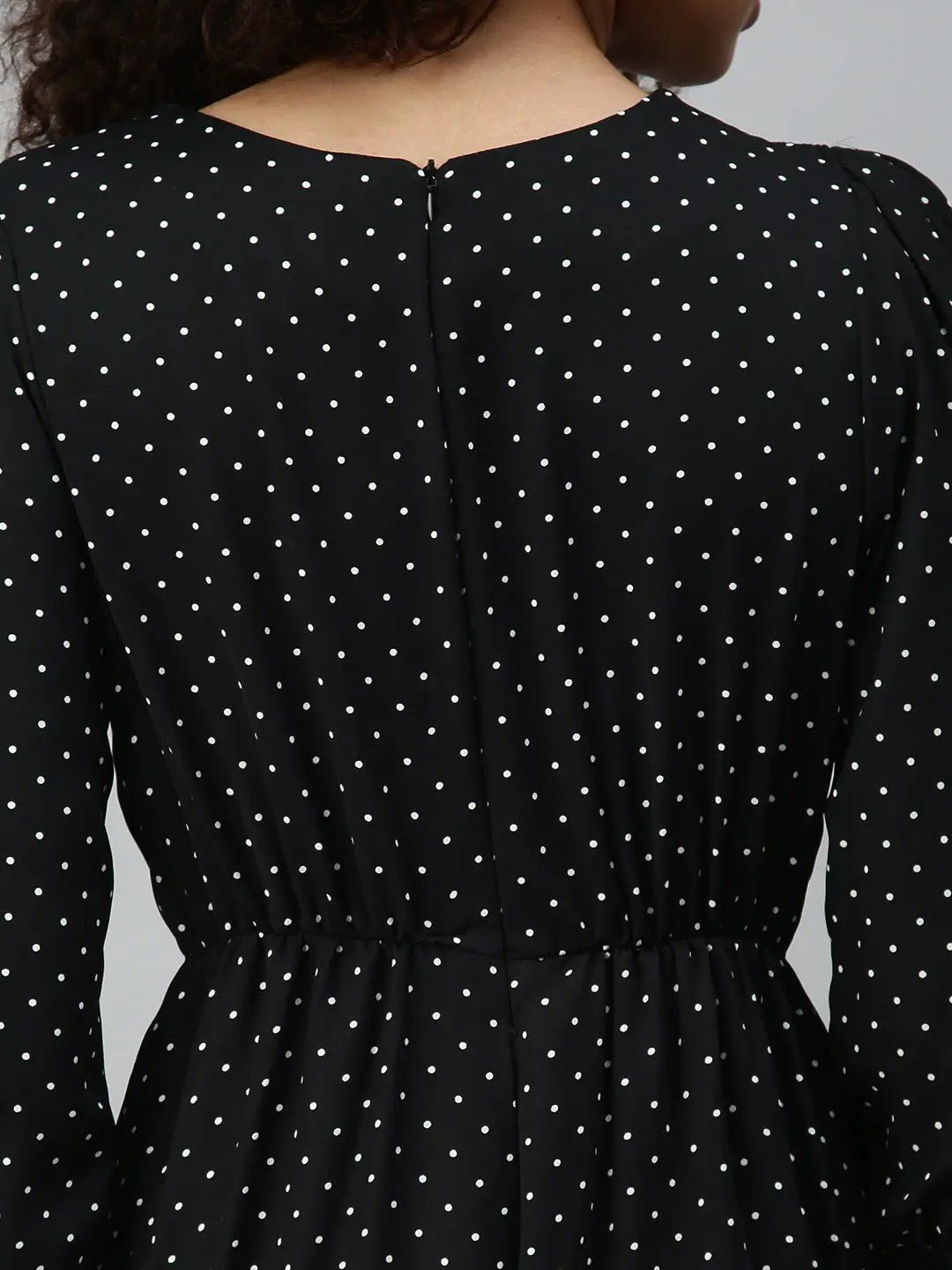 Women's Black Geometrical Jumpsuit