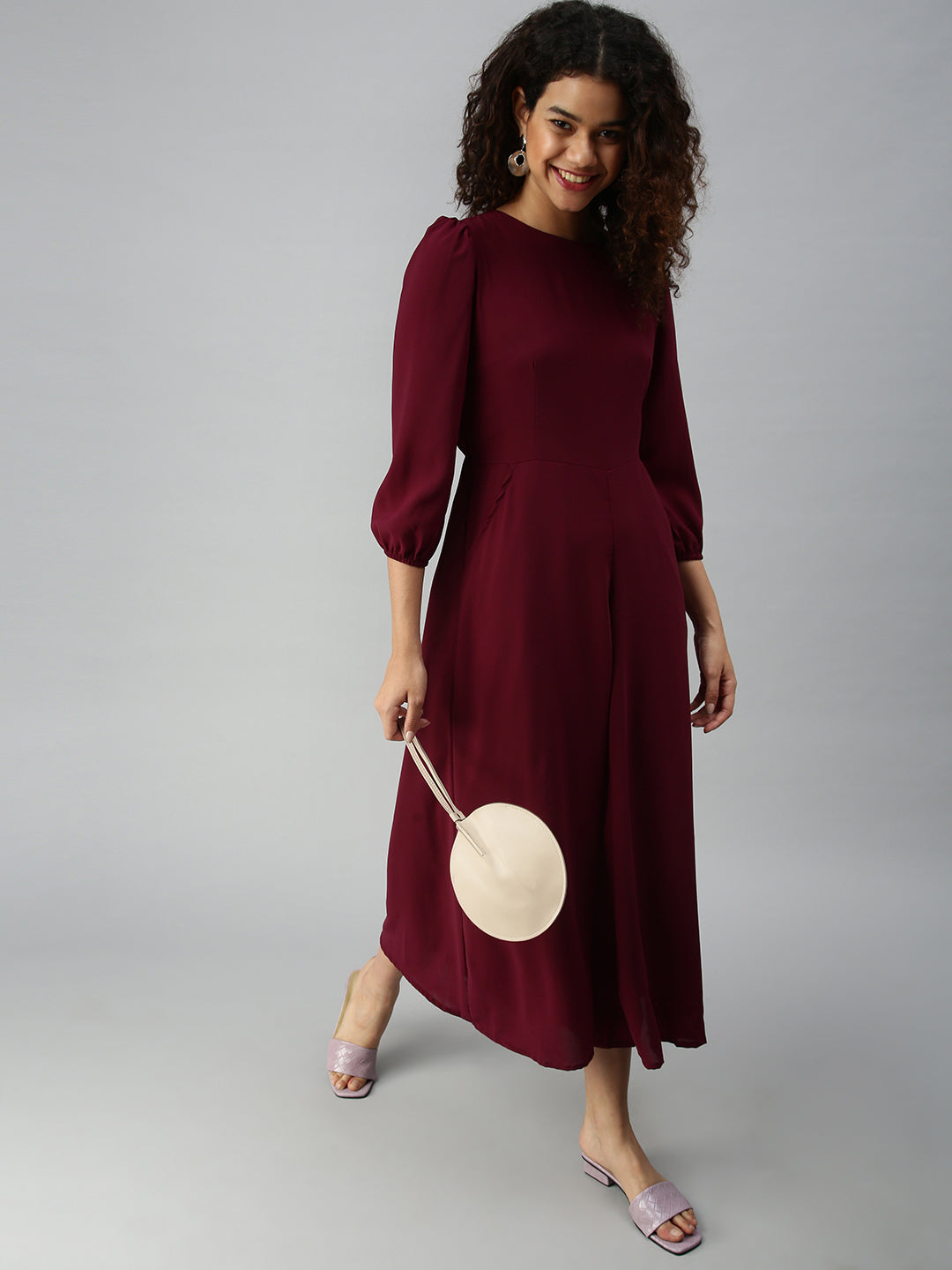 Women's Violet Culotte Jumpsuit