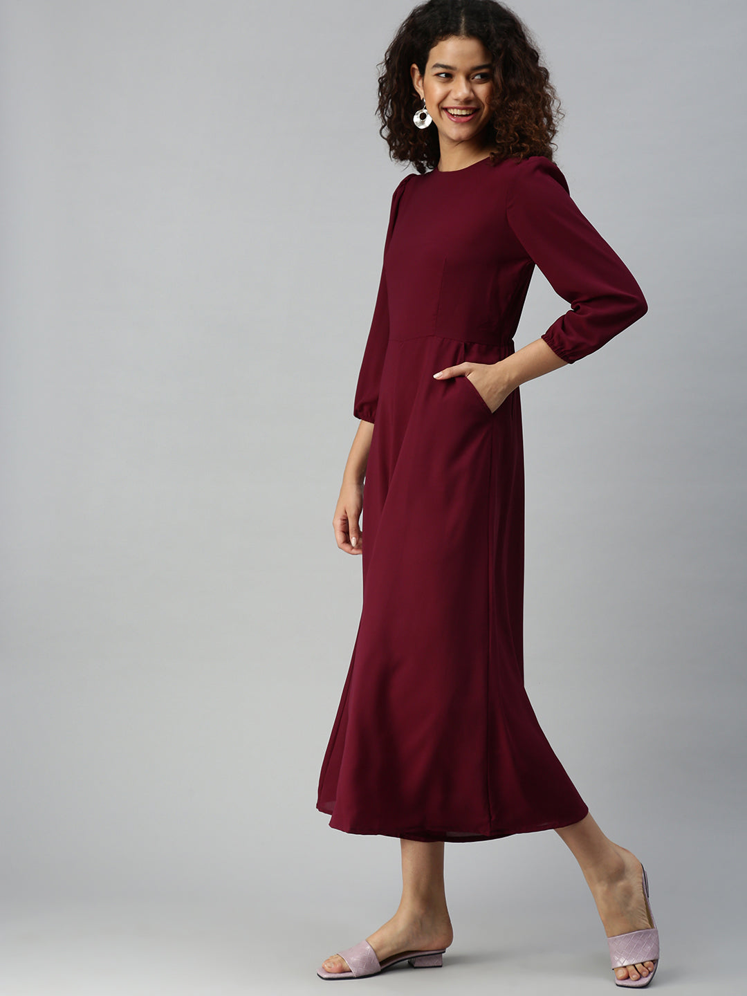 Women's Violet Culotte Jumpsuit