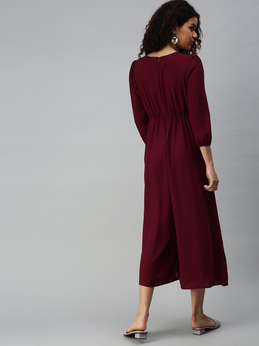 Women's Violet Culotte Jumpsuit