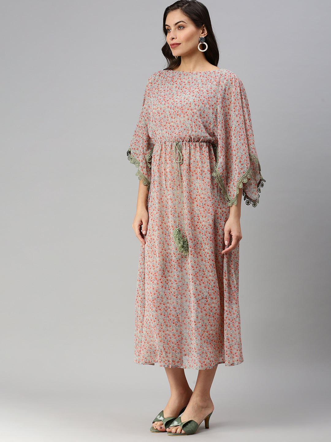 Women Multi Printed Kaftan Dress