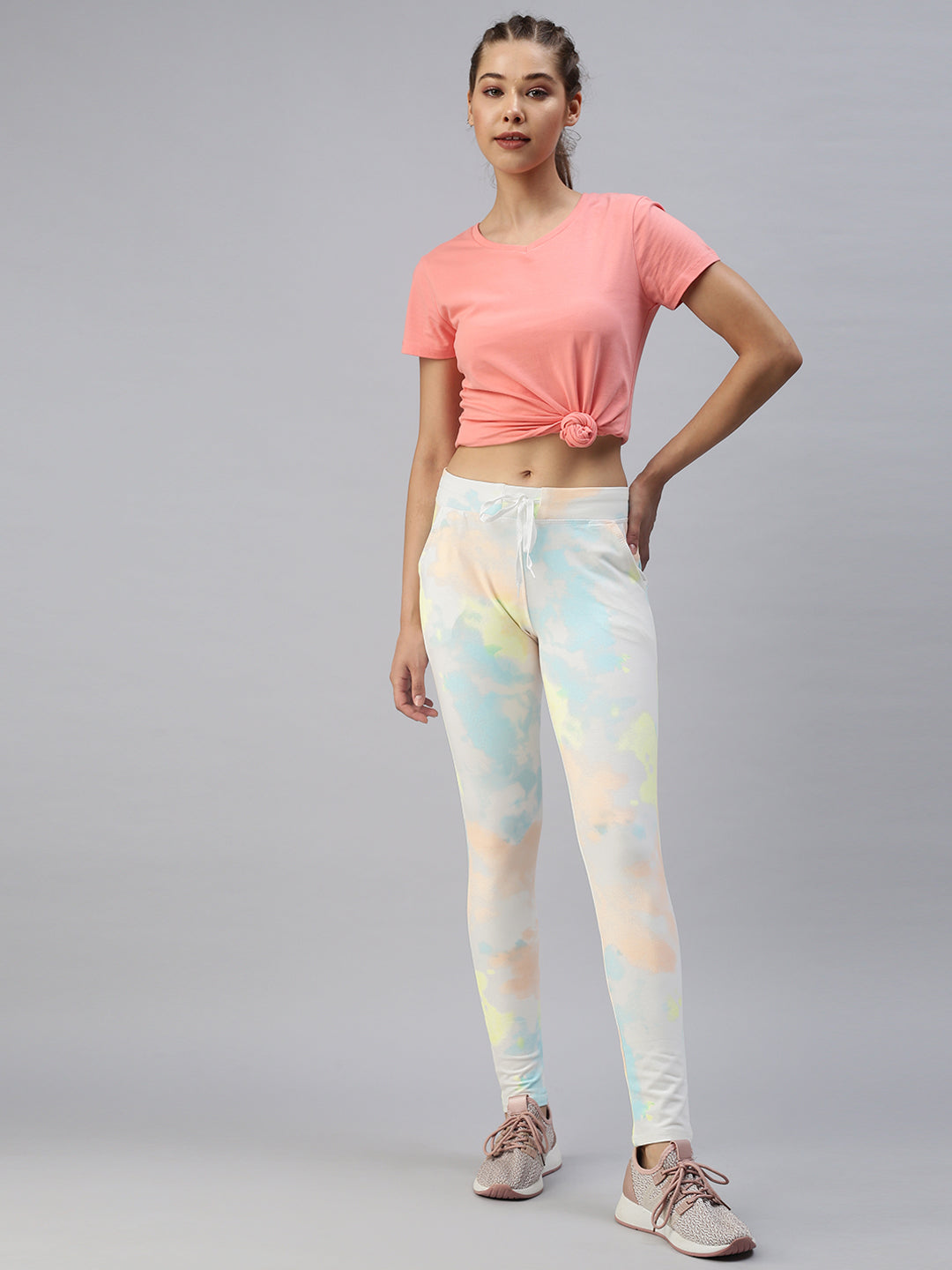 Women's Multi Tie Dye Track Pants