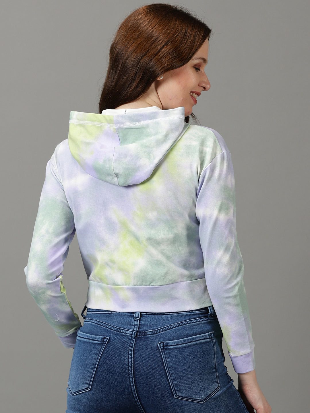 Women's Lavender Colourblock Sweatshirt