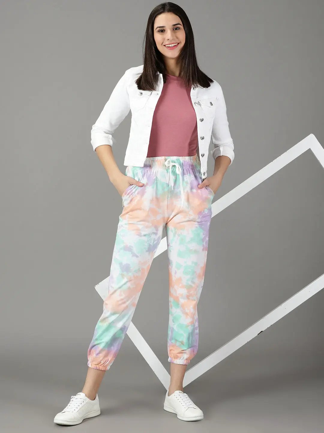 Women's Multi Tie Dye Track Pant