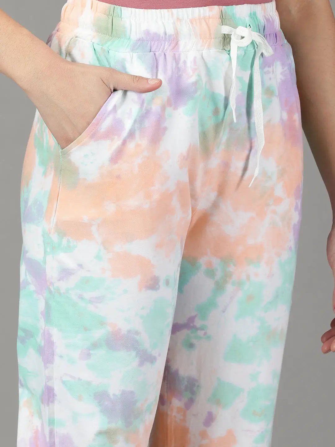 Women's Multi Tie Dye Track Pant