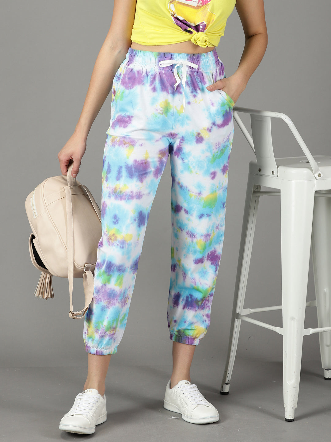 Women's Multi Tie Dye Track Pant