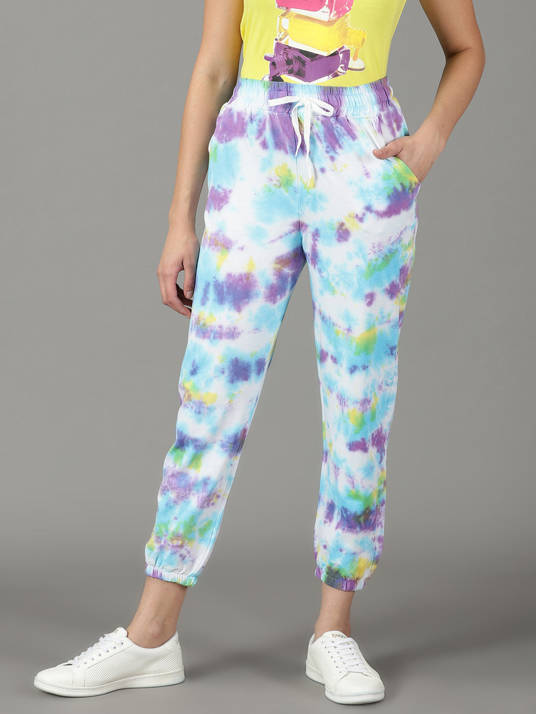 Women's Multi Tie Dye Track Pant