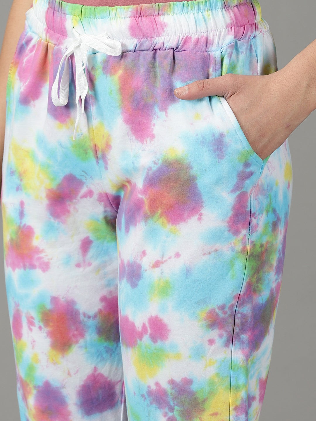 Women's Multi Tie Dye Track Pant