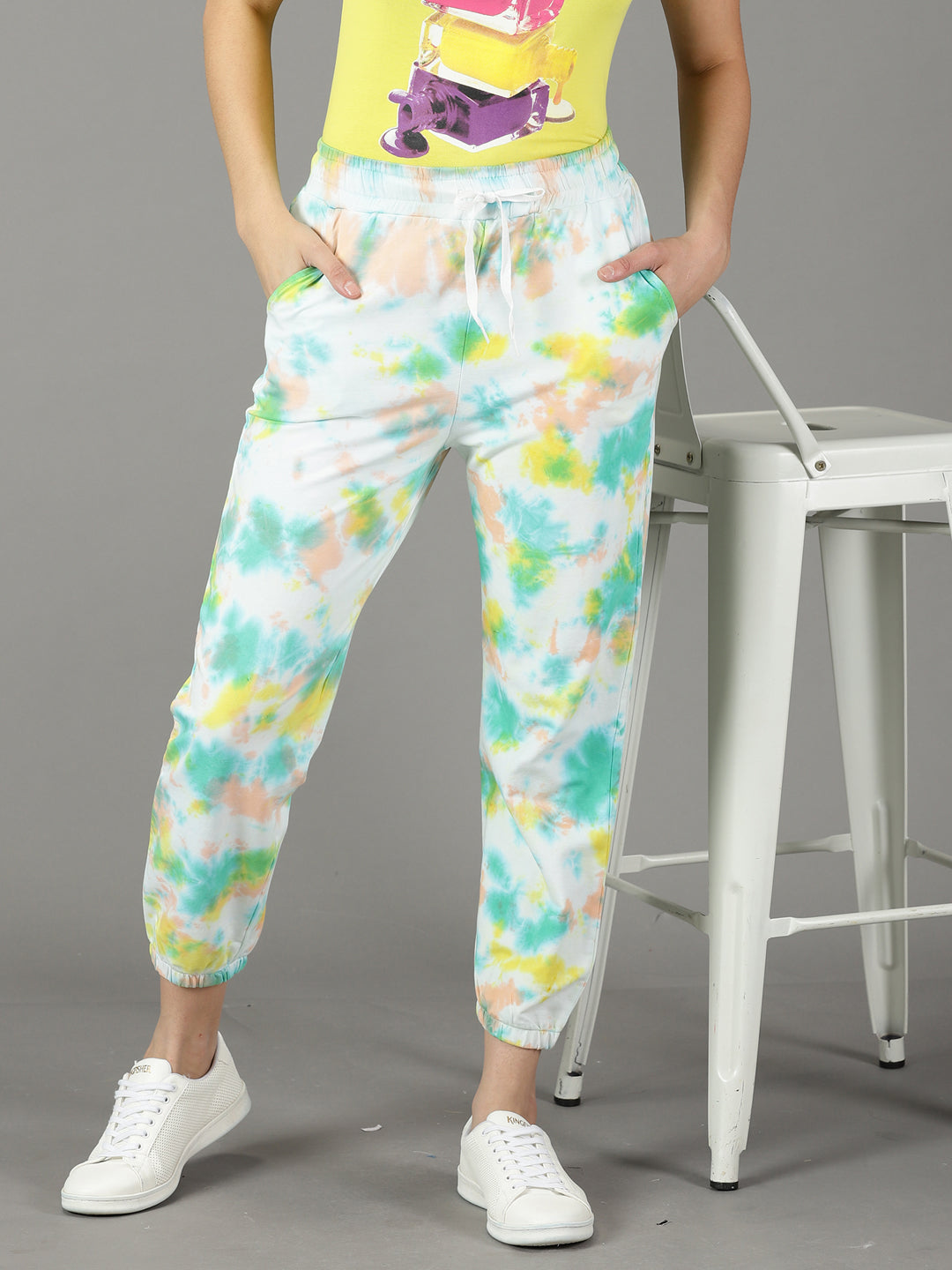 Women's Multi Tie Dye Track Pant