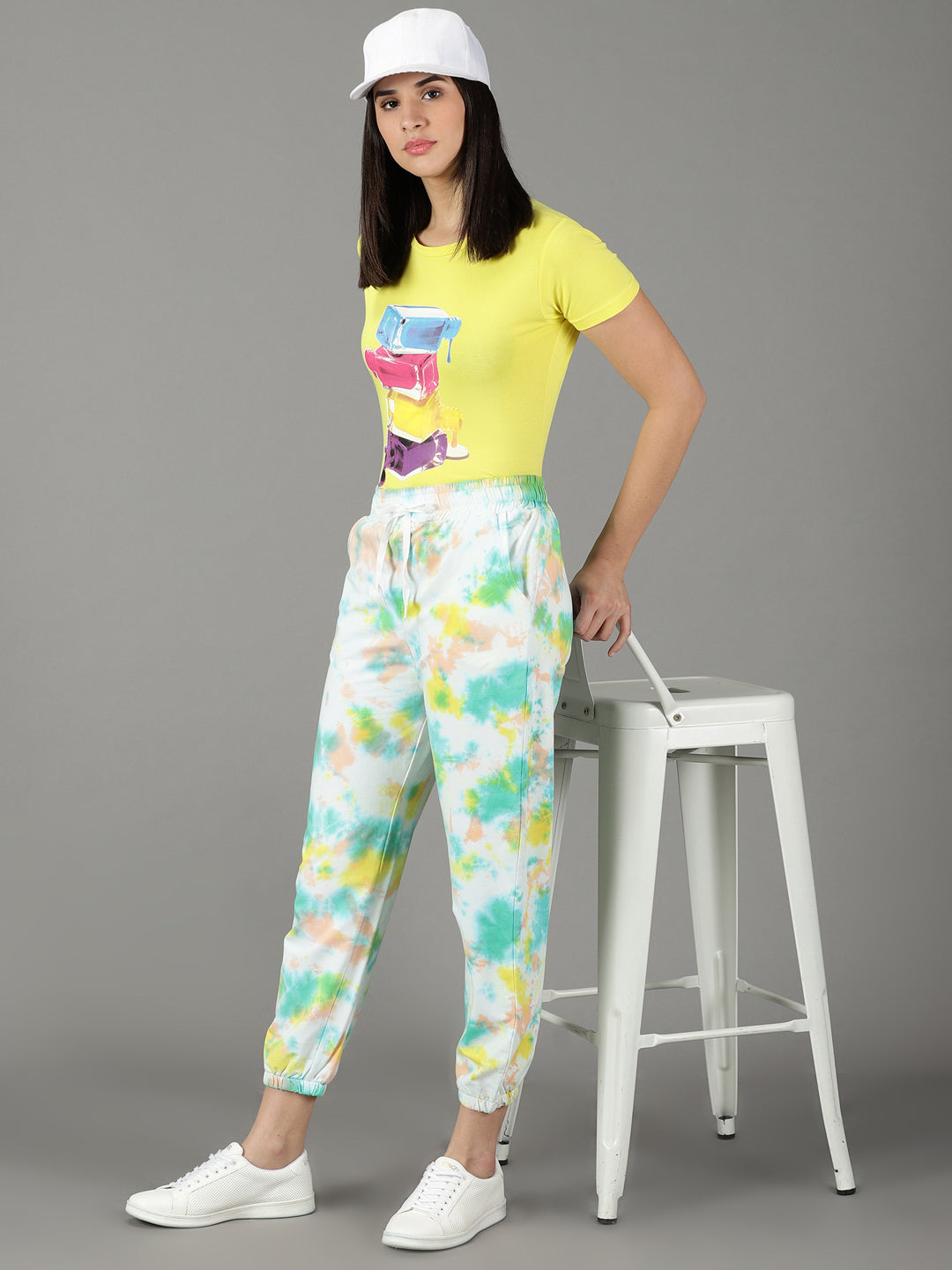 Women's Multi Tie Dye Track Pant