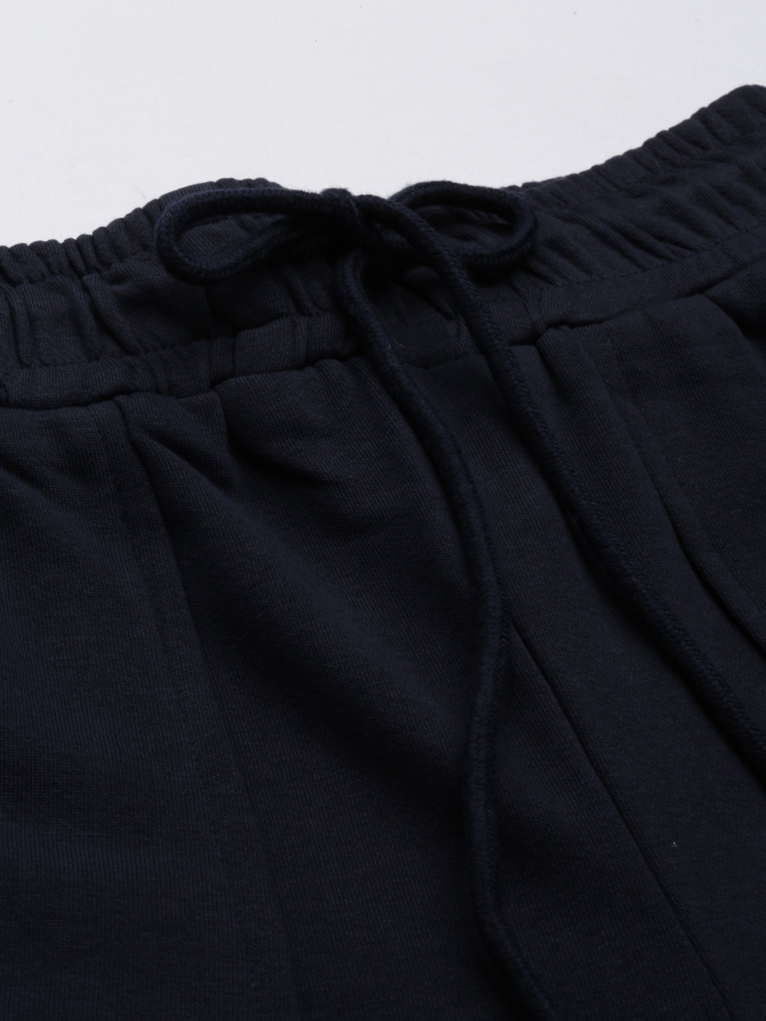 Women Navy Blue Solid Track Pant