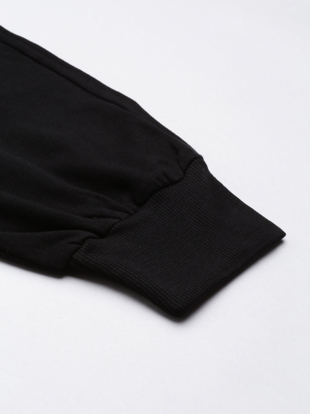 Women Black Solid Track Pant