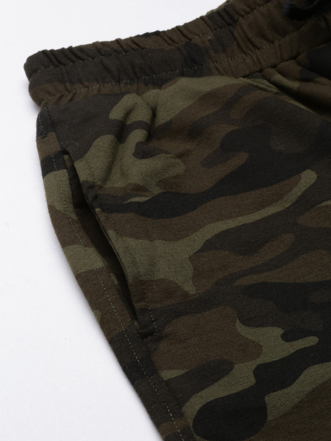 Women Olive Camouflage Track Pant