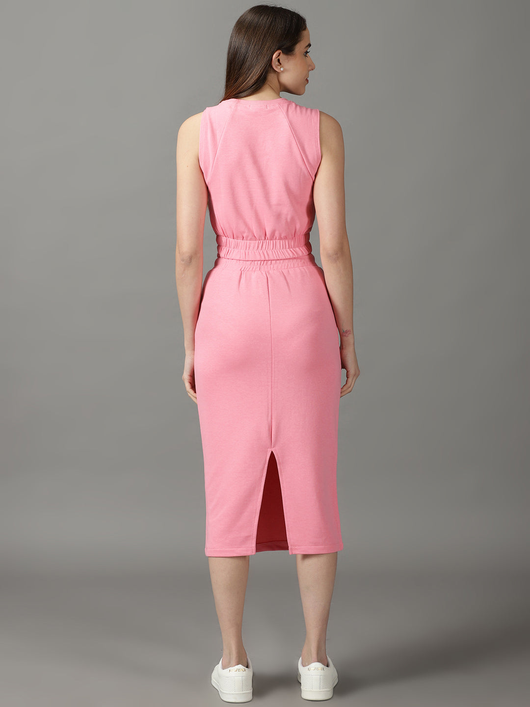 Women's Pink Solid Co-Ords