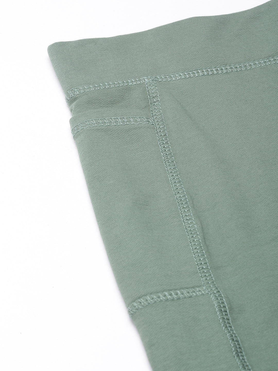 Women Solid Slim Fit Green Track Pant