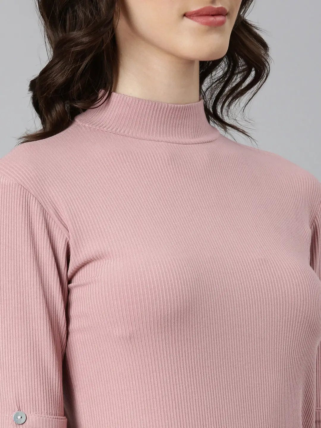 Women's Mauve Solid Tracksuit