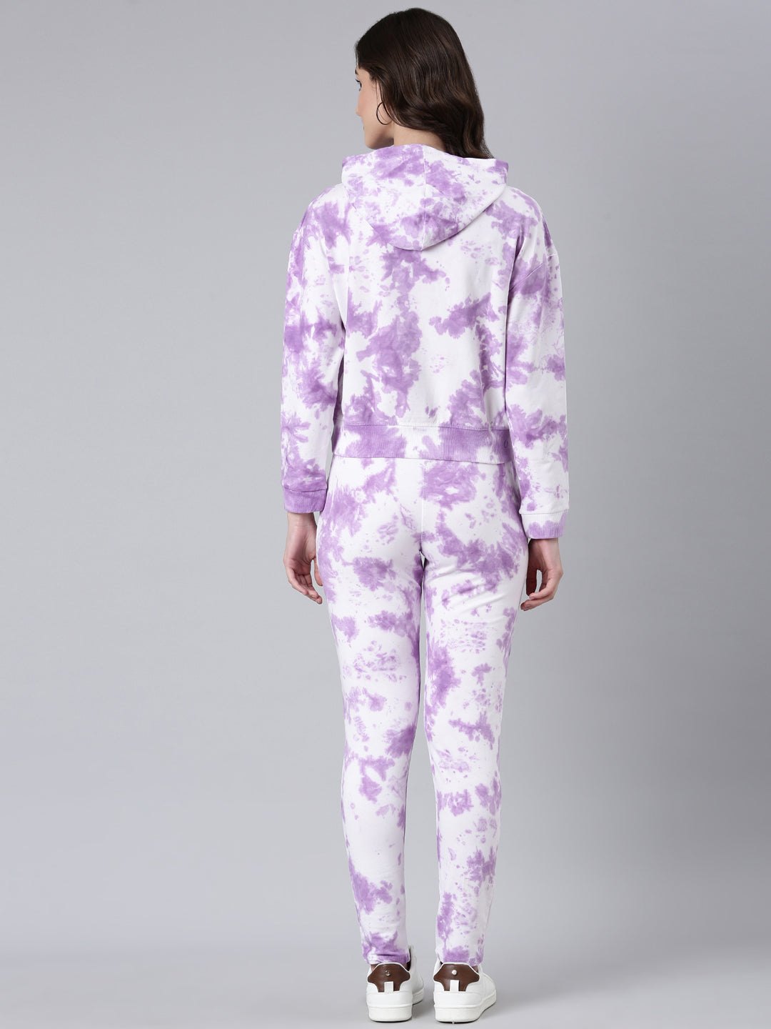 Women Lavender Tie Dye Tracksuit