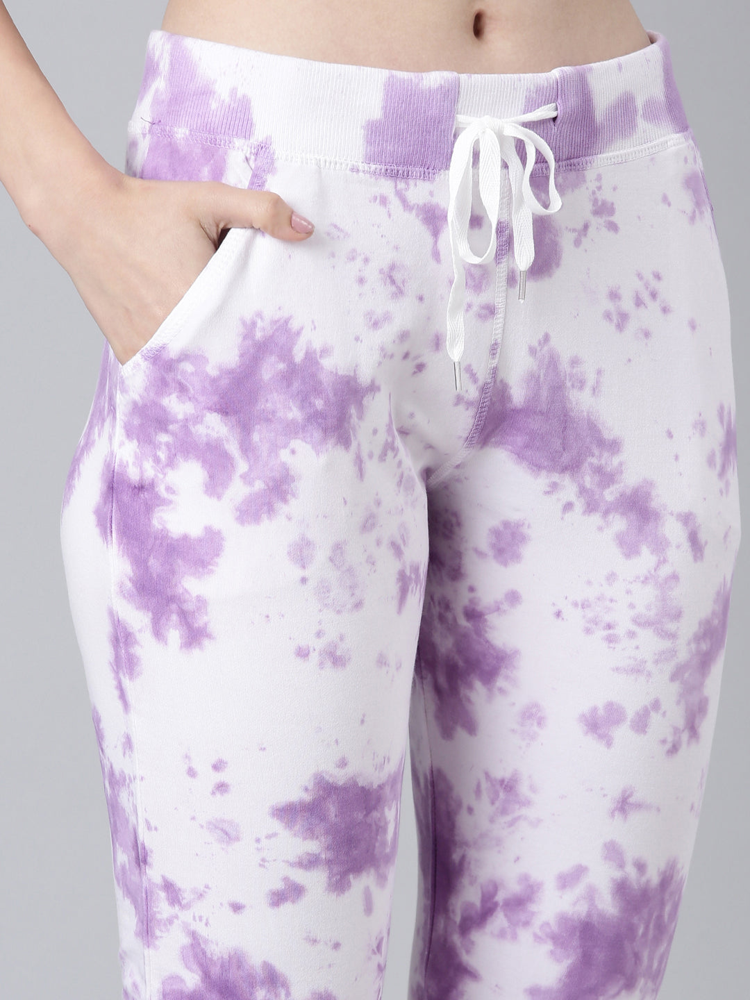 Women Lavender Tie Dye Tracksuit