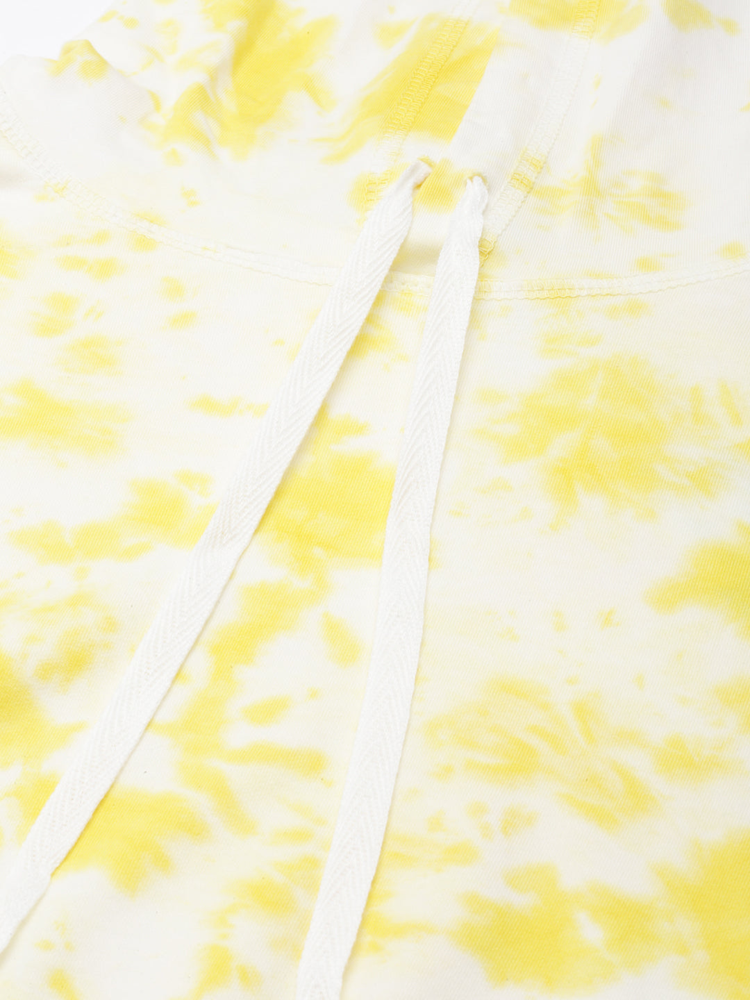 Women Yellow Tie Dye Tracksuit