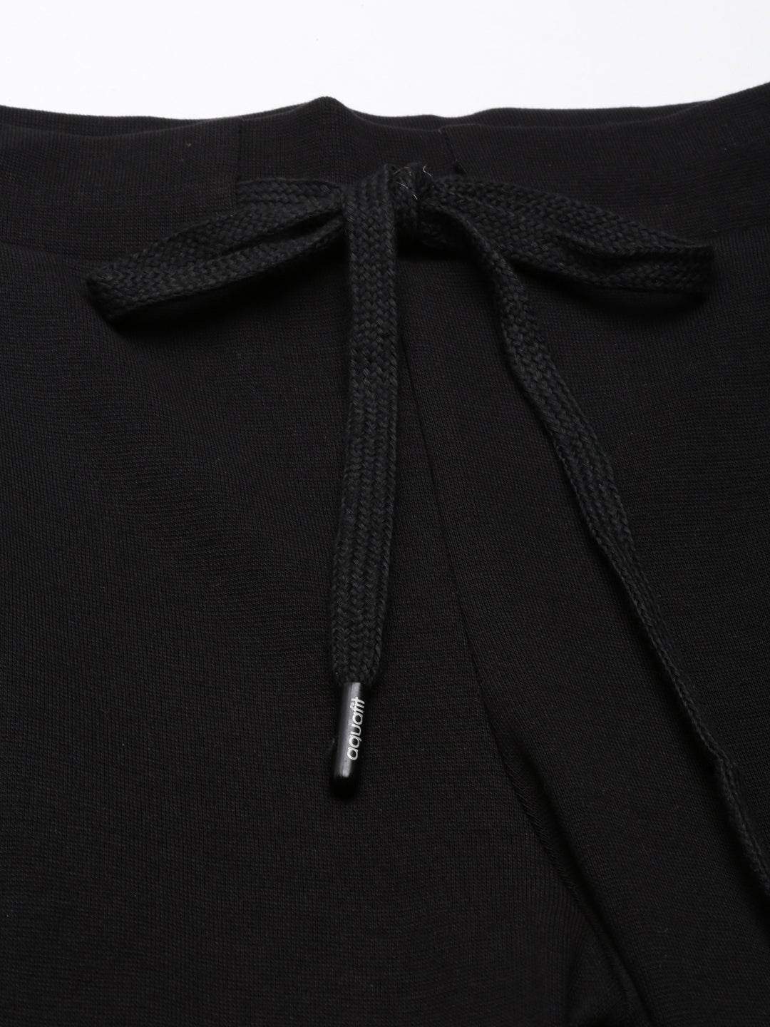 Women's Solid Slim Fit Black Track Pant