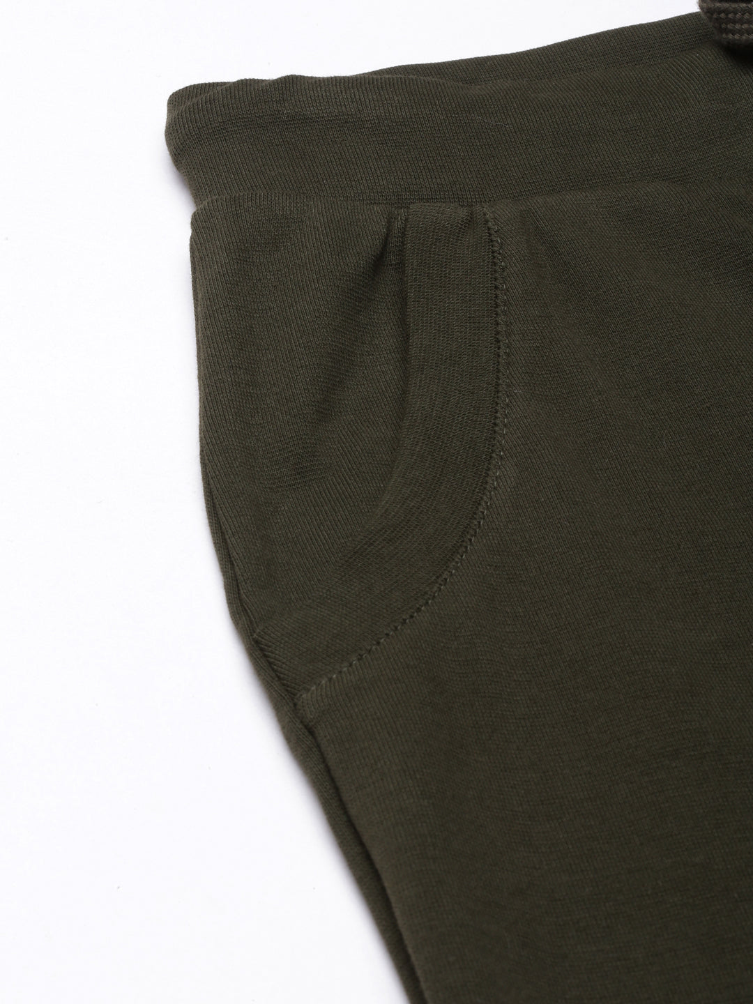 Women Solid Slim Fit Olive Track Pant