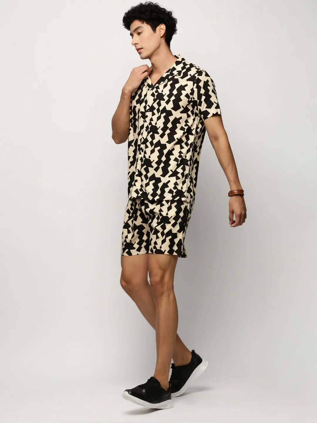 Men's Black Printed Casual Co-Ords - from SHOWOFFFF