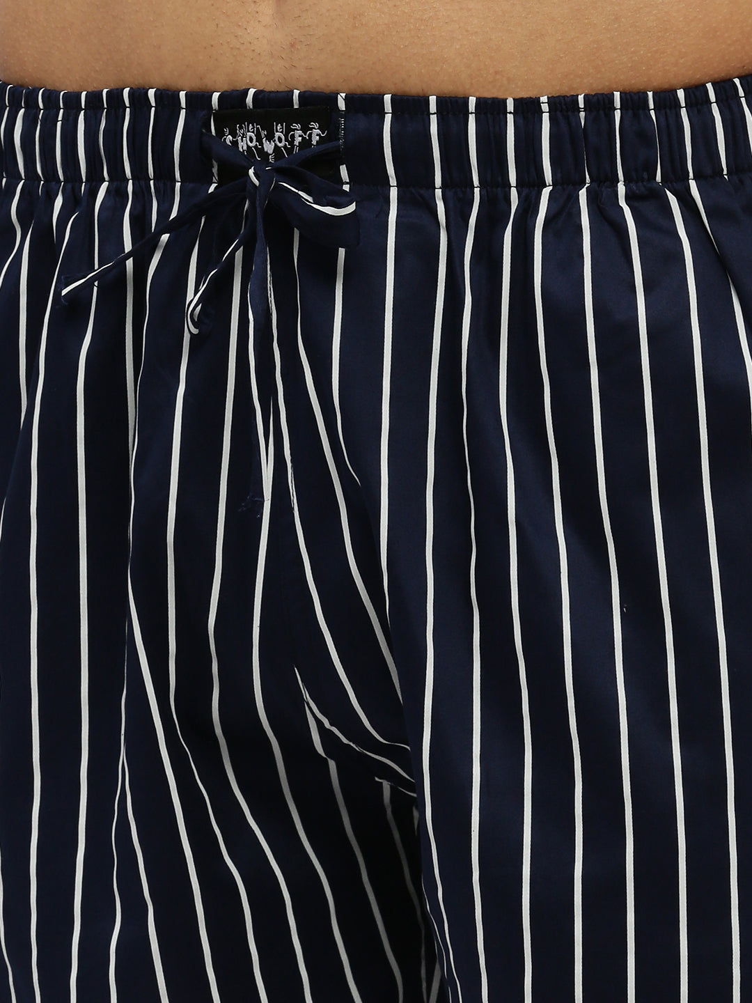 Men's Navy Striped Co-Ords Set