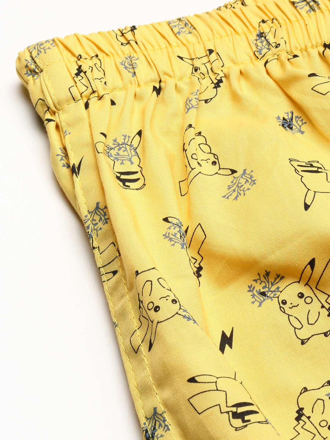 Men Yellow Printed Boxer