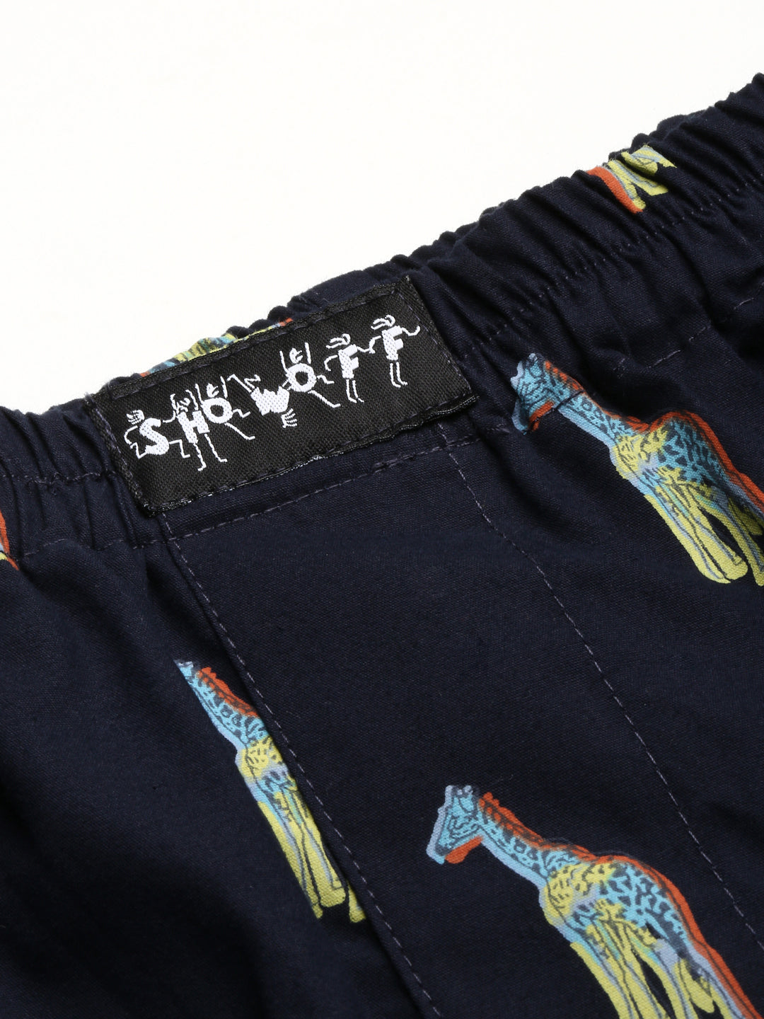 Men Navy Blue Printed Boxer