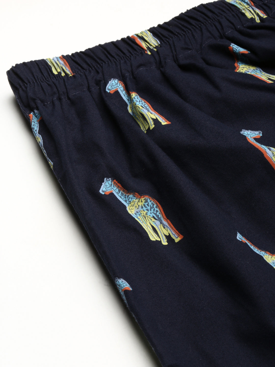 Men Navy Blue Printed Boxer