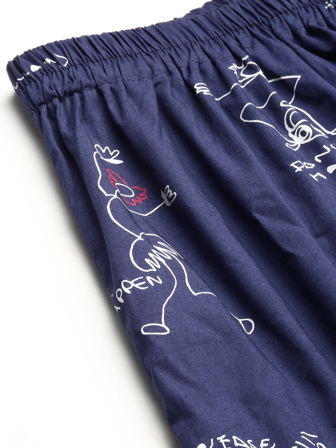 Men Blue Printed Boxer