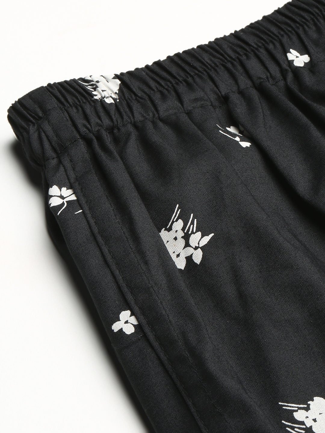 Men Black Printed Boxer