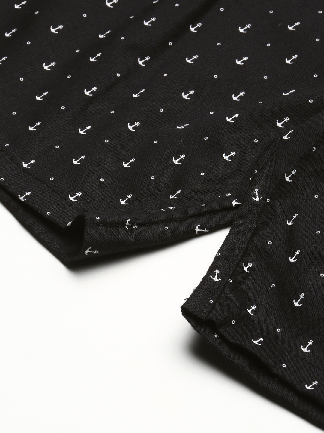 Men Black Printed Boxer