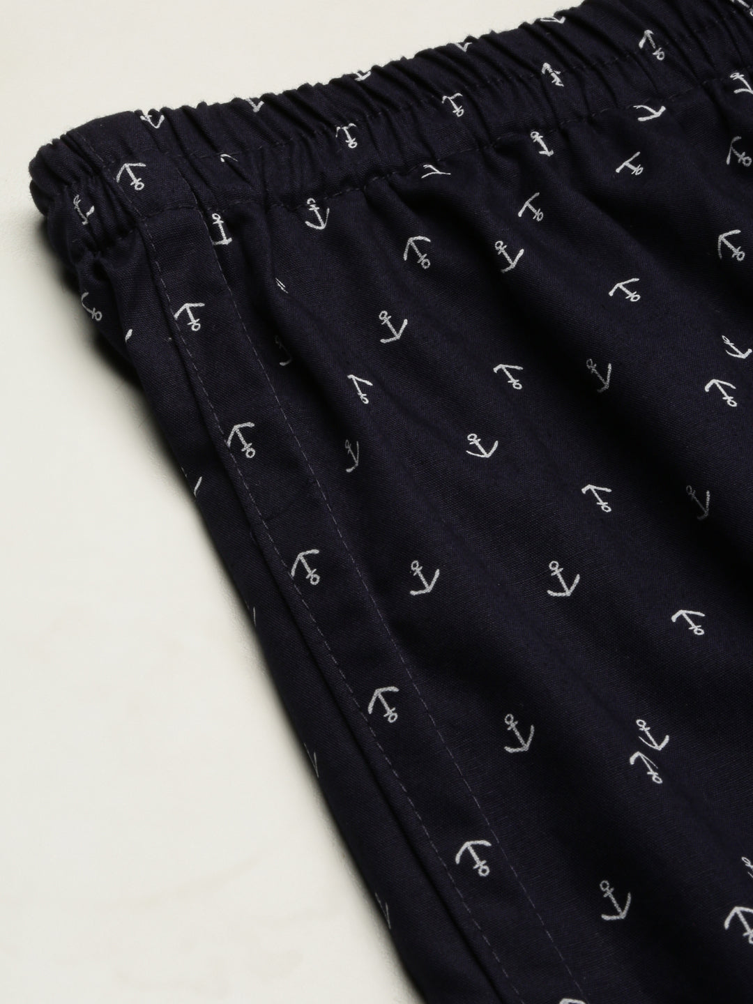 Men Navy Blue Printed Boxer